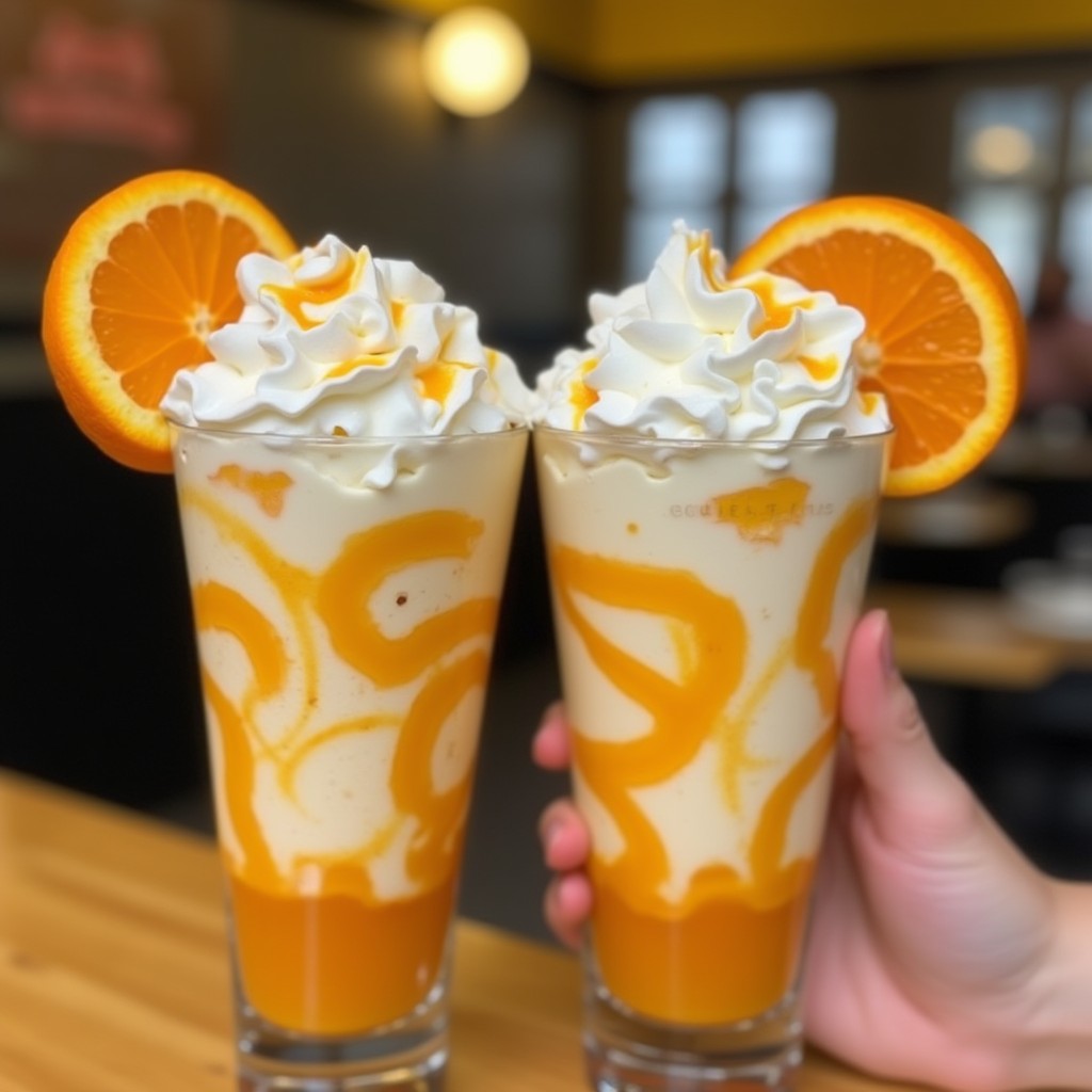 Creamy Boozy Orange Creamsicle Float Recipe