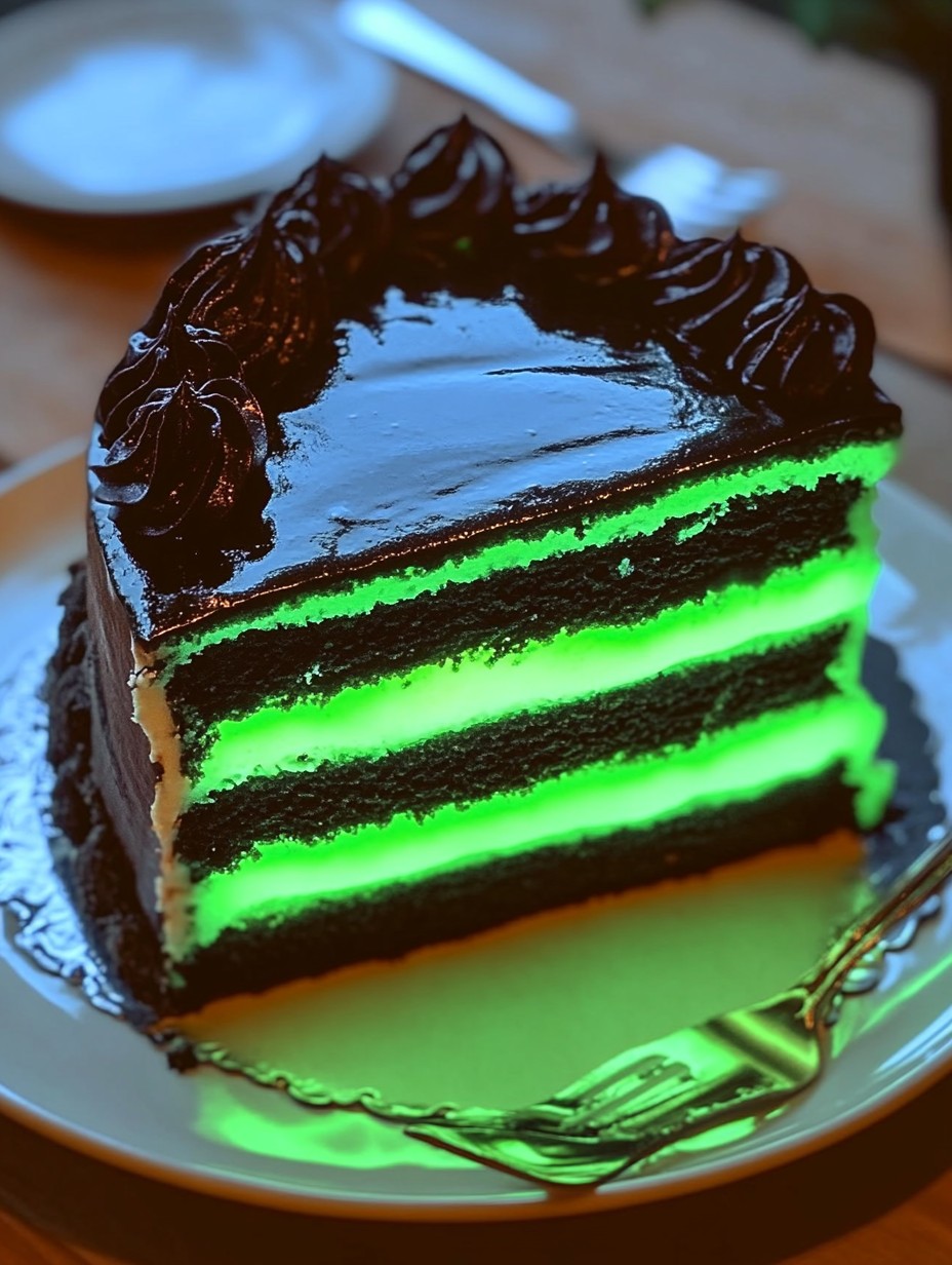 Dazzling Glow-In-The-Dark Moonlit Cake