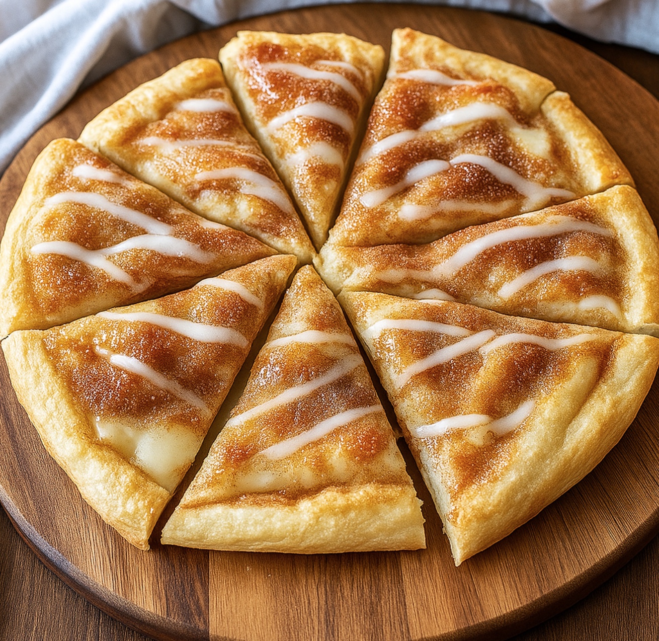 Cozy Cinnamon-Sugar Pizza With Crescent Rolls