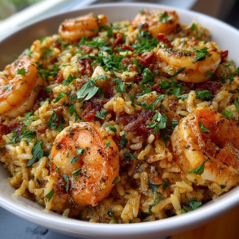 Hearty Shrimp Dirty Rice