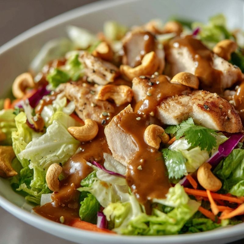 Savory Chicken Cashew Crunch Salad