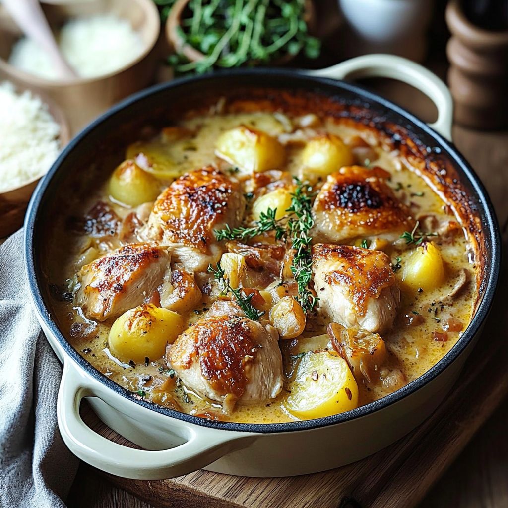 Comforting French Chicken Casserole