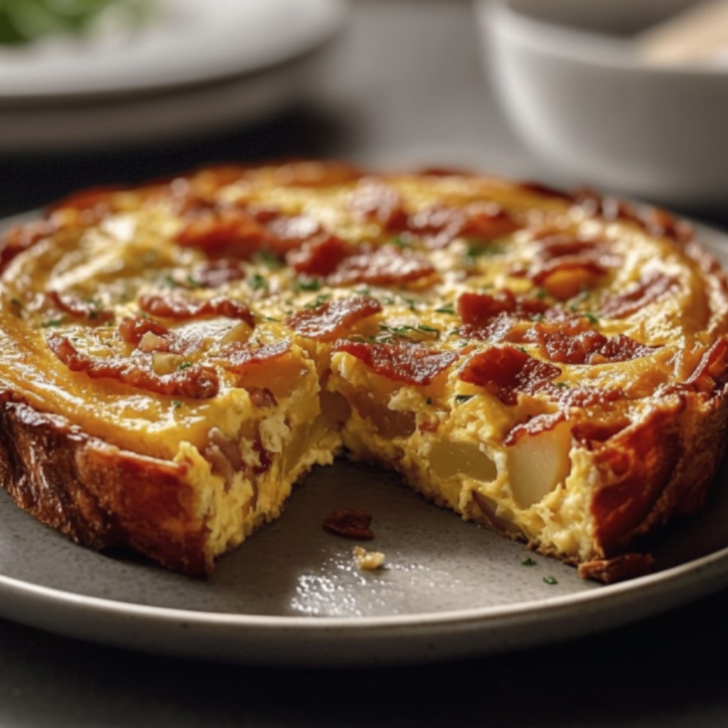Hearty Bacon Potato Frittata