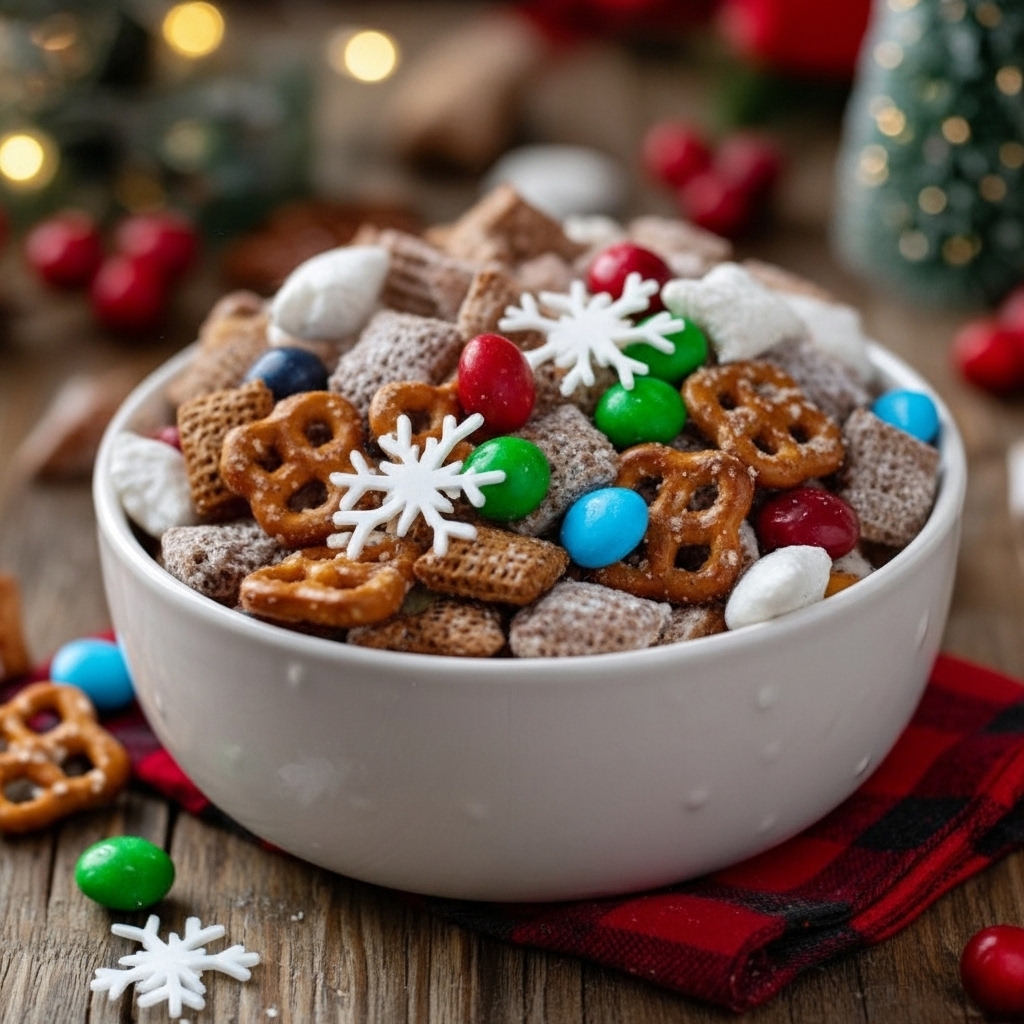 Whimsical Reindeer Chow Christmas Puppy Chow