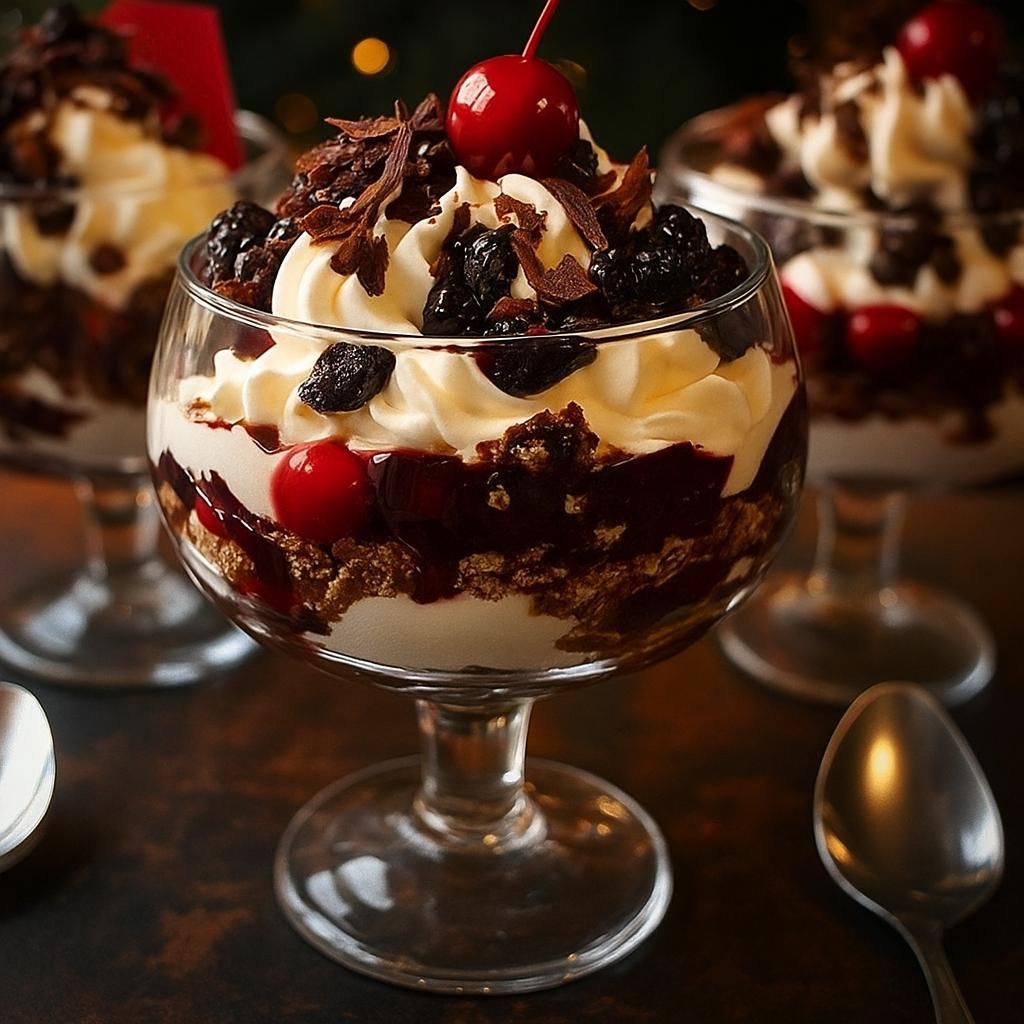 Showstopping Black Forest Trifle For Christmas