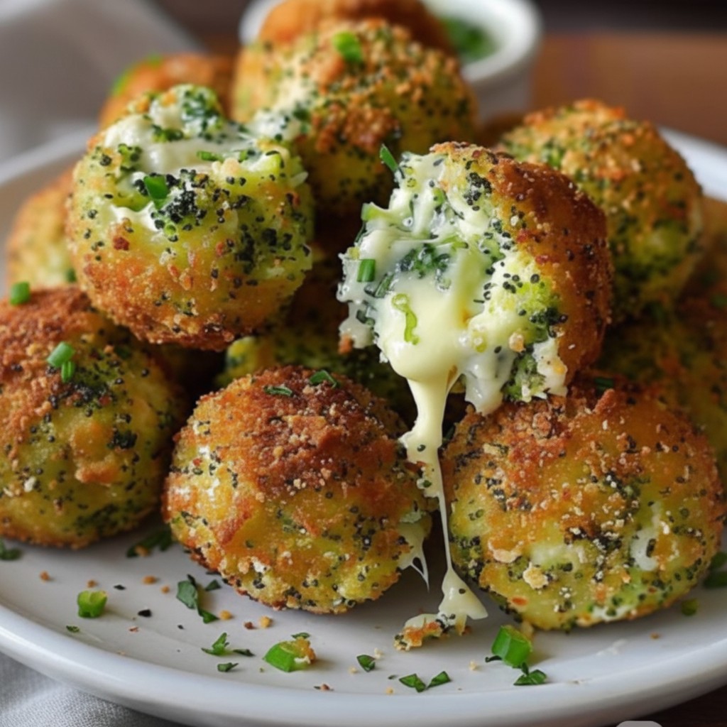 Irresistible Baked Broccoli Cheese Balls