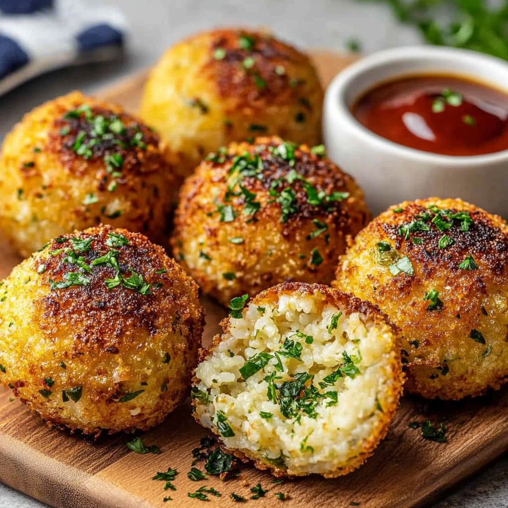Golden Baked Arancini