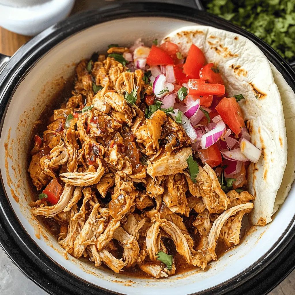 Delightful Slow Cooker Chicken Shawarma