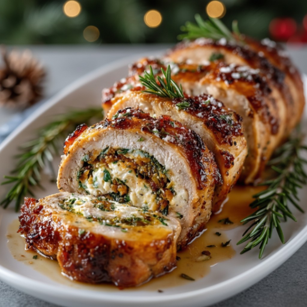 Elegant Cranberry Brie Stuffed Chicken
