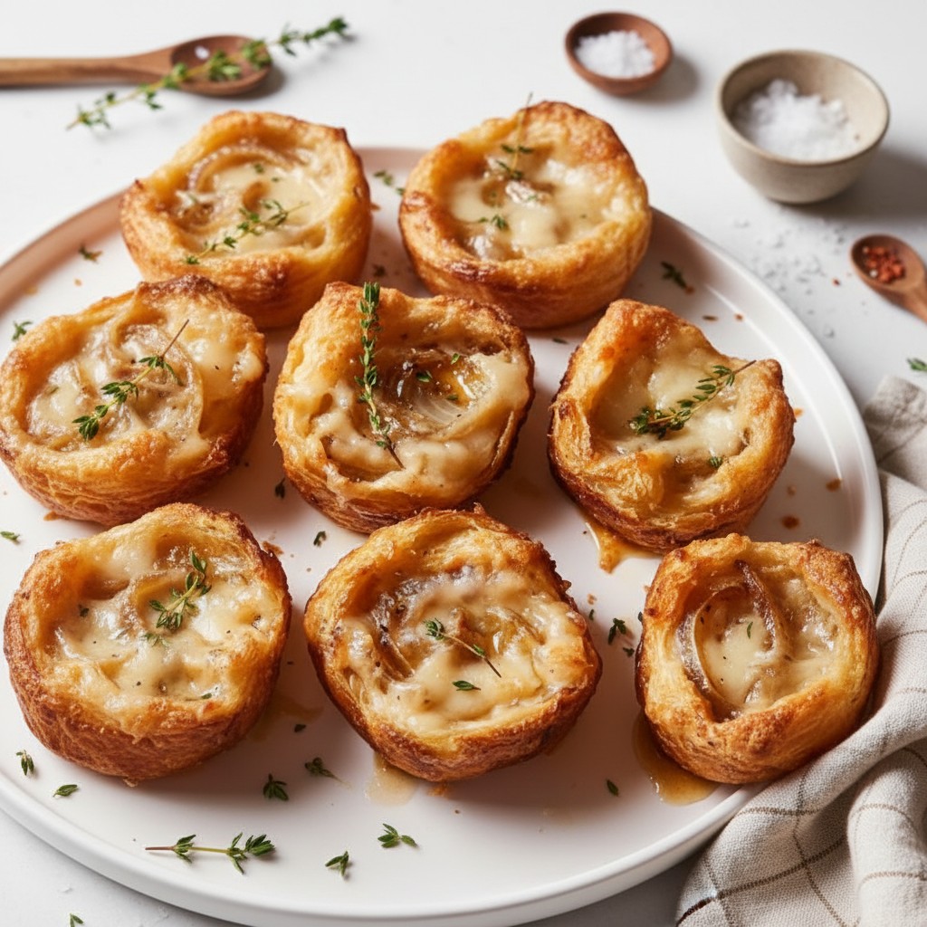 Golden French Onion Soup Bites