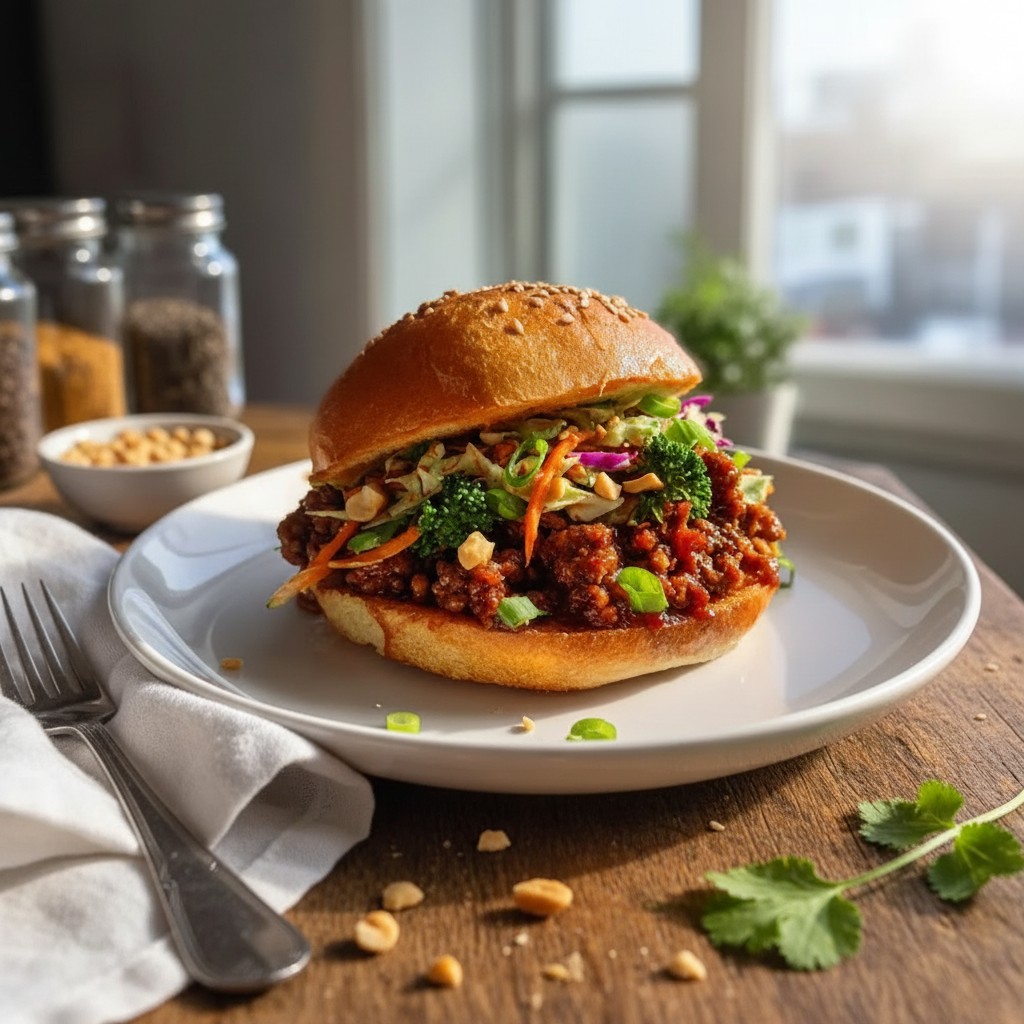 Flavor-Packed Thai Sloppy Joe Sliders