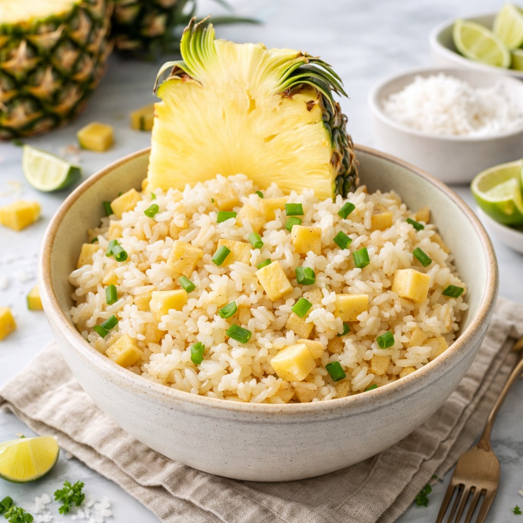 Tropical Coconut Pineapple Rice