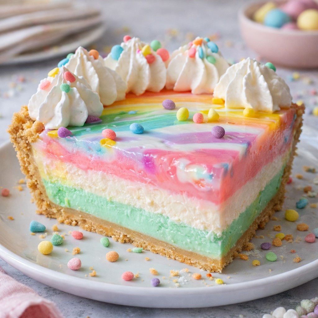 Savory Easter No Bake Jello Pie